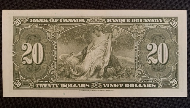 1937-Canada-$20.00-Banknote-